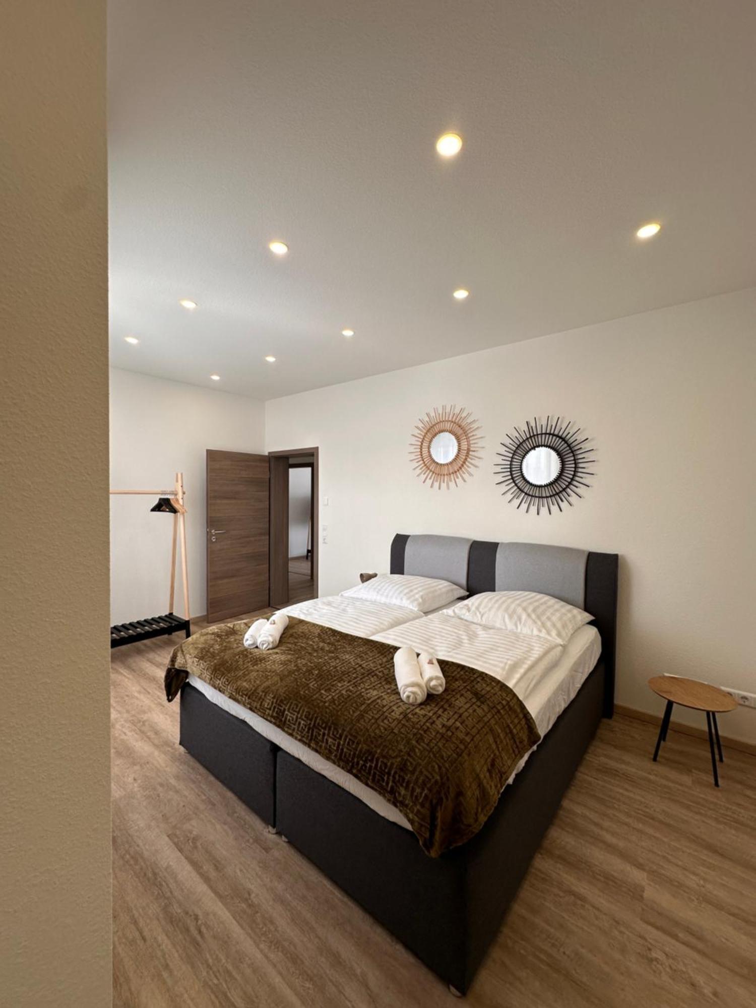 Amao-Obsidian I 120Qm I Elegantes Business- & Familienapartment I 3 Schlafzimmer I Kingsize Betten Schwanau Esterno foto